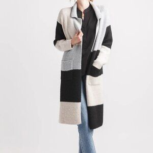 Papillion Color Block Coatigan